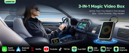 Carplux Connect 3X – Wireless CarPlay Adapter