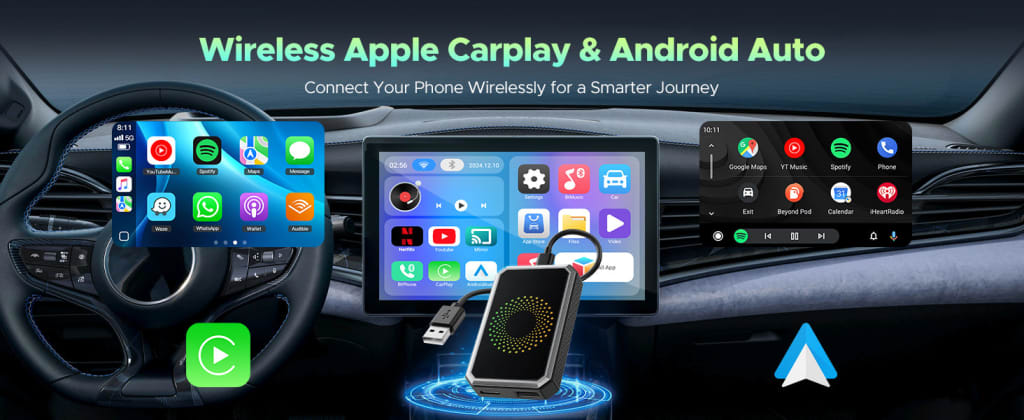 Carplux Connect 3X – Wireless CarPlay Adapter