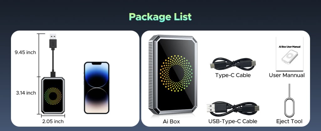 Carplux Connect 3X – Wireless CarPlay Adapter